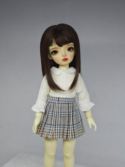 1/6 30cm girl doll Rex in white skin with fullset